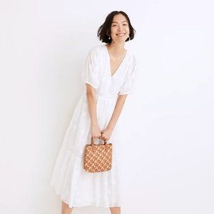 Madewell White Midi Dress